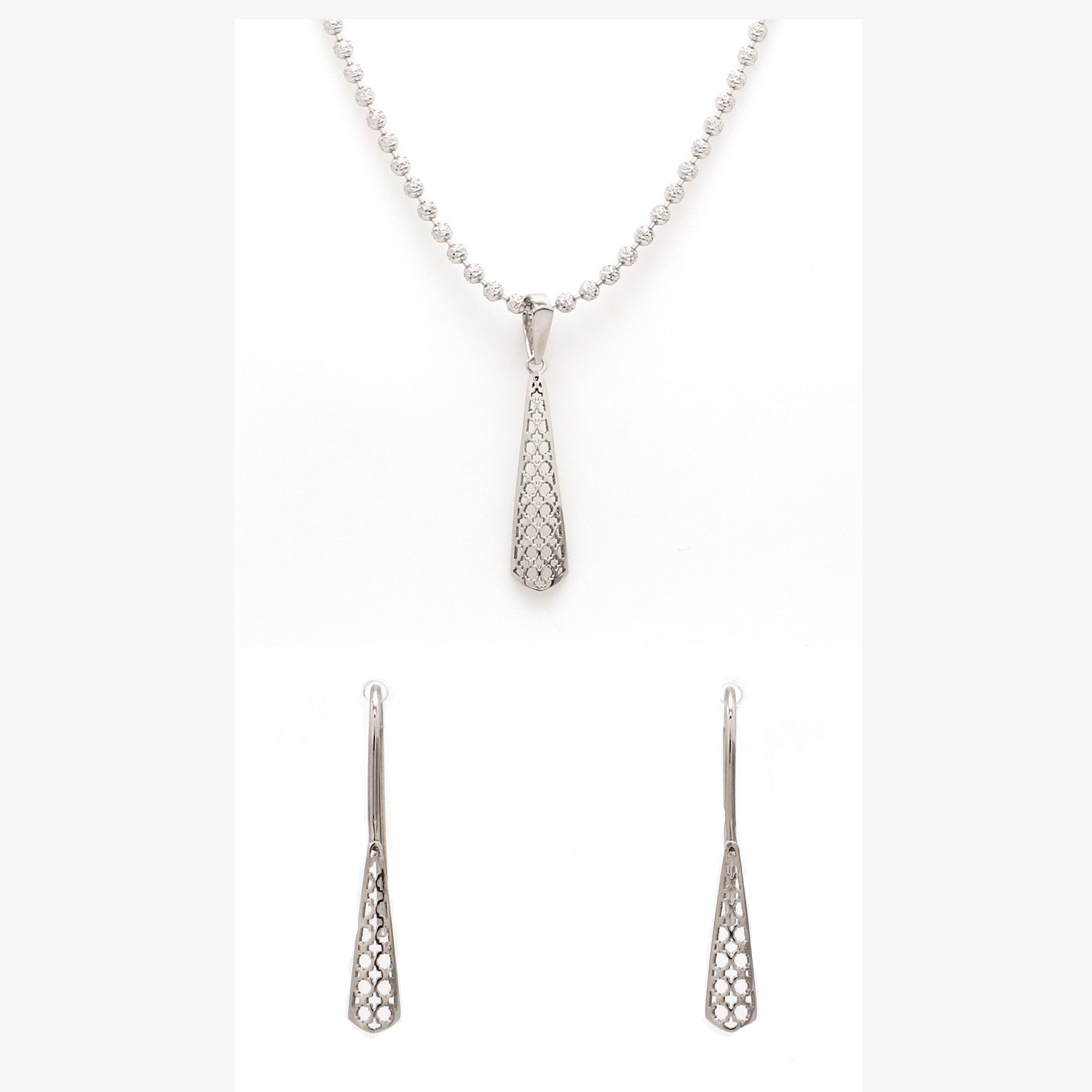 Designer Filigree Platinum PendantSet for Women JL PT P E 199