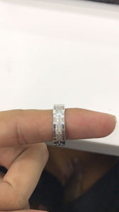 Plain Platinum Hammered Band JL PT 949   Jewelove.US