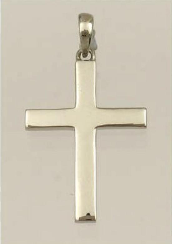 Plain Platinum Cross Pendant JL PT P 243   Jewelove