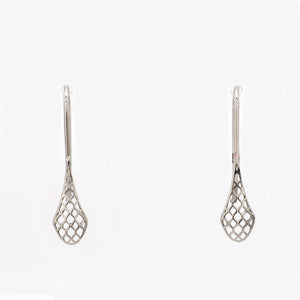Designer Filigree Platinum Earrings for Women JL PT E 198   Jewelove.US