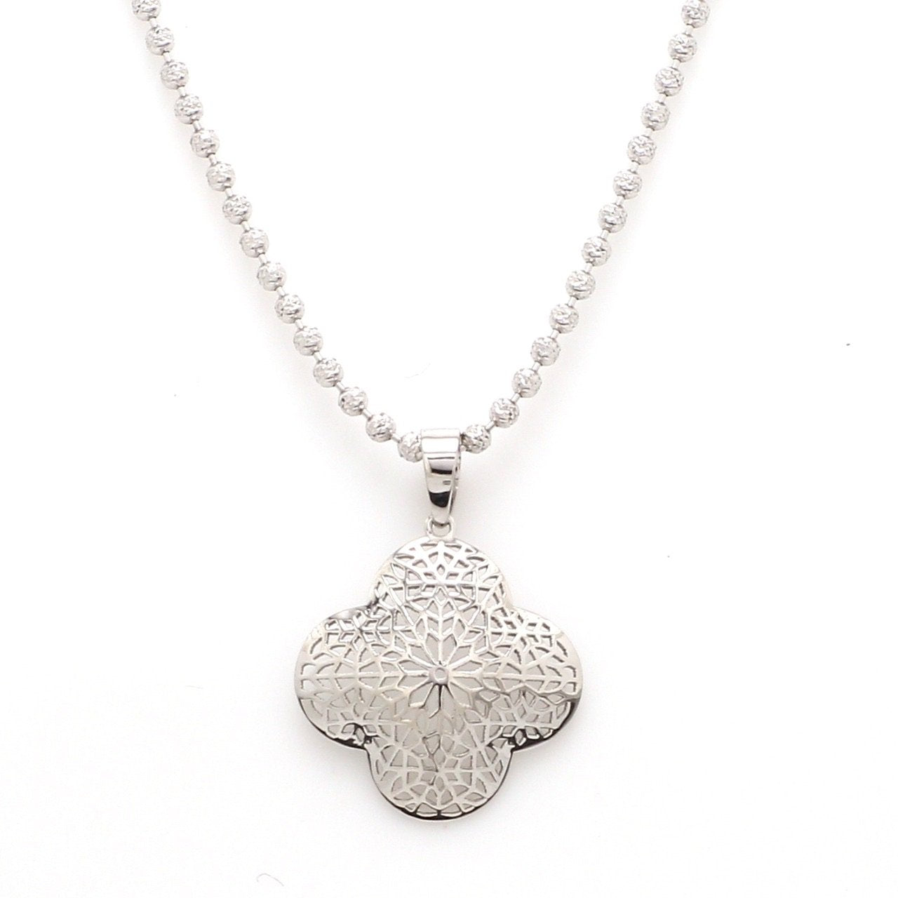 Designer Filigree Platinum Pendant for Women JL PT P 203