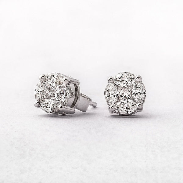 Diamond look earrings Clearance
