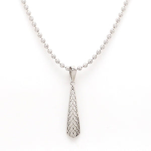 Designer Filigree Platinum Pendant for Women JL PT P 199