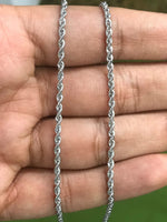 Load image into Gallery viewer, 2.3mm Cordell Platinum Rope Chain JL PT CH 903
