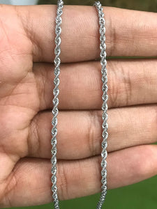 2.3mm Cordell Platinum Rope Chain JL PT CH 903