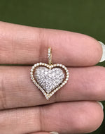 Load image into Gallery viewer, Gold &amp; Diamond Heart Pendant by Jewelove
