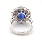 Load image into Gallery viewer, Customised 18K white gold &amp; kyanite ring with diamonds   Jewelove™

