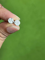 Load image into Gallery viewer, Solitaire Look Invisible Setting Earrings in 18K White Gold JL AU E 299   Jewelove
