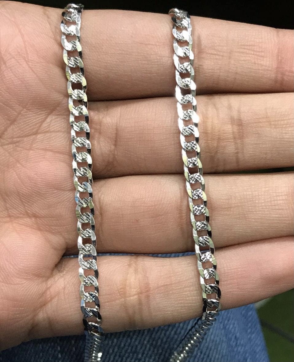 Unique Japanese 5mm Cuban Platinum Chain for Men JL PT CH 968   Jewelove.US