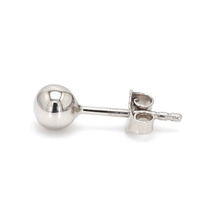 5mm Platinum Ball Earrings Studs JL PT E 187   Jewelove.US