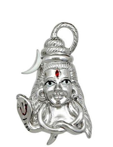 Platinum Shiva Ji Pendant   Jewelove.US