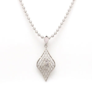 Designer Filigree Platinum Pendant for Women JL PT P 209   Jewelove.US