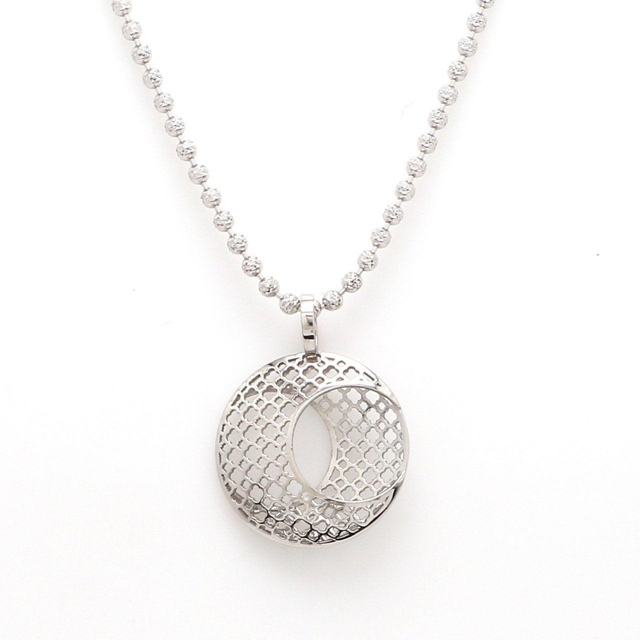 3D Filigree Platinum Pendant for Women JL PT P 210   Jewelove.US