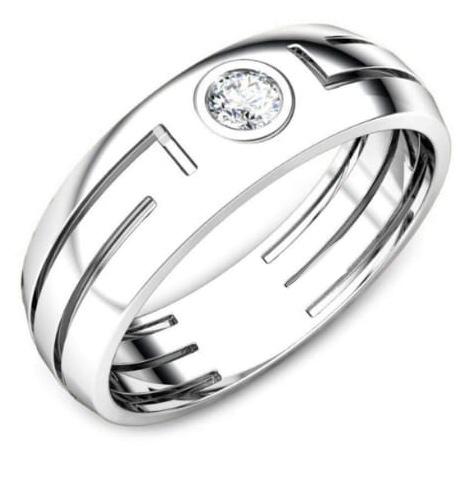 Customised Platinum Couple Rings   Jewelove.US