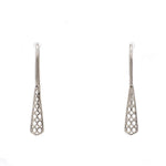 Load image into Gallery viewer, Designer Filigree Platinum Earrings for Women JL PT E 199
