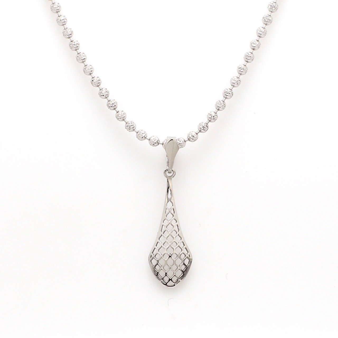Designer Filigree Platinum Pendant for Women JL PT P 198