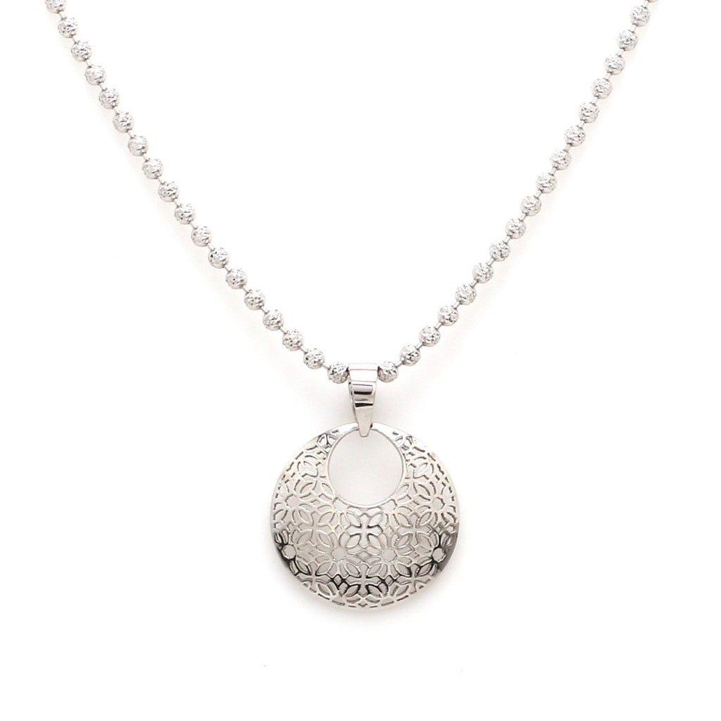 Designer Filigree Platinum Pendant for Women JL PT P 200   Jewelove.US