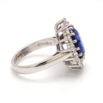 Load image into Gallery viewer, Customised 18K white gold &amp; kyanite ring with diamonds   Jewelove™
