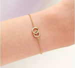 Load image into Gallery viewer, Customised 14K Gold Bracelet with Diamonds   Jewelove.US
