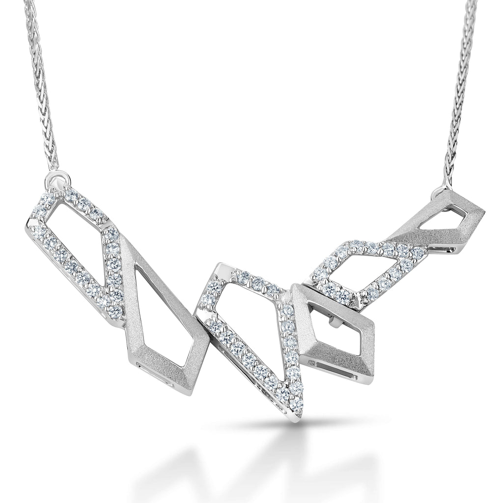 Soaring High Platinum Evara Diamond Kite Pendant for Women JL PT P 223   Jewelove
