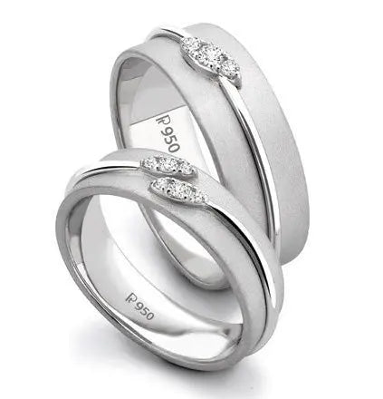 Buy Women's Platinum Rings- Platinum Evara Rings Price in India