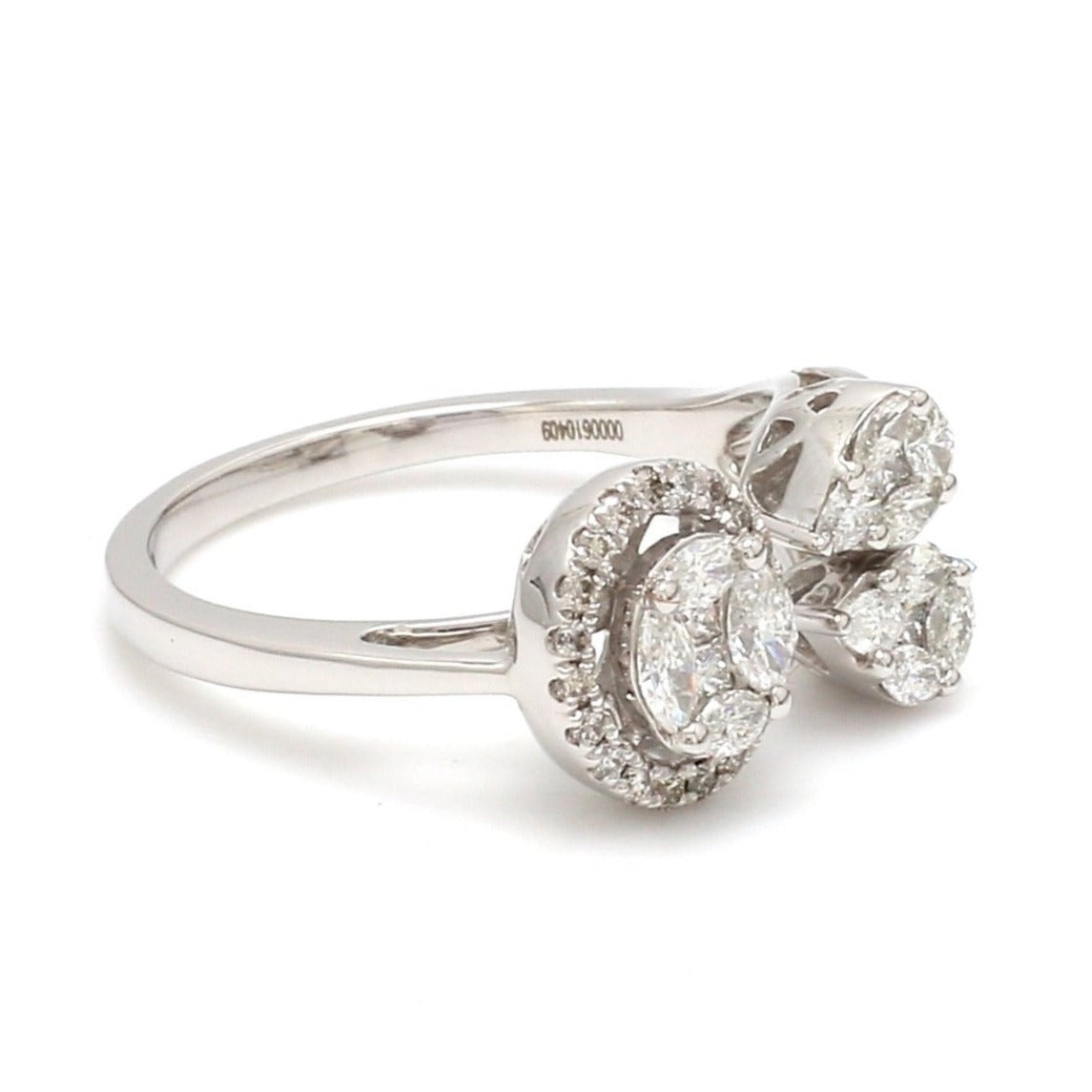 Diamond Platinum Ring for Women JL PT 1008