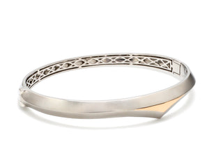 Men of Platinum | Rose Gold Fusion Openable Kada for Men JL PTB 729