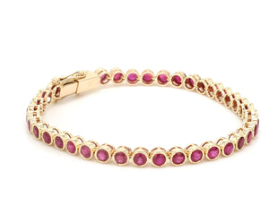 18K Gold Ruby Bracelet for Women   Jewelove.US
