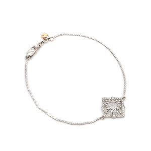 Platinum Diamond Bracelet for Women JL PTB 744