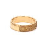 Load image into Gallery viewer, Gold Fingerprint Engraved Platinum Rings for Couples   Jewelove
