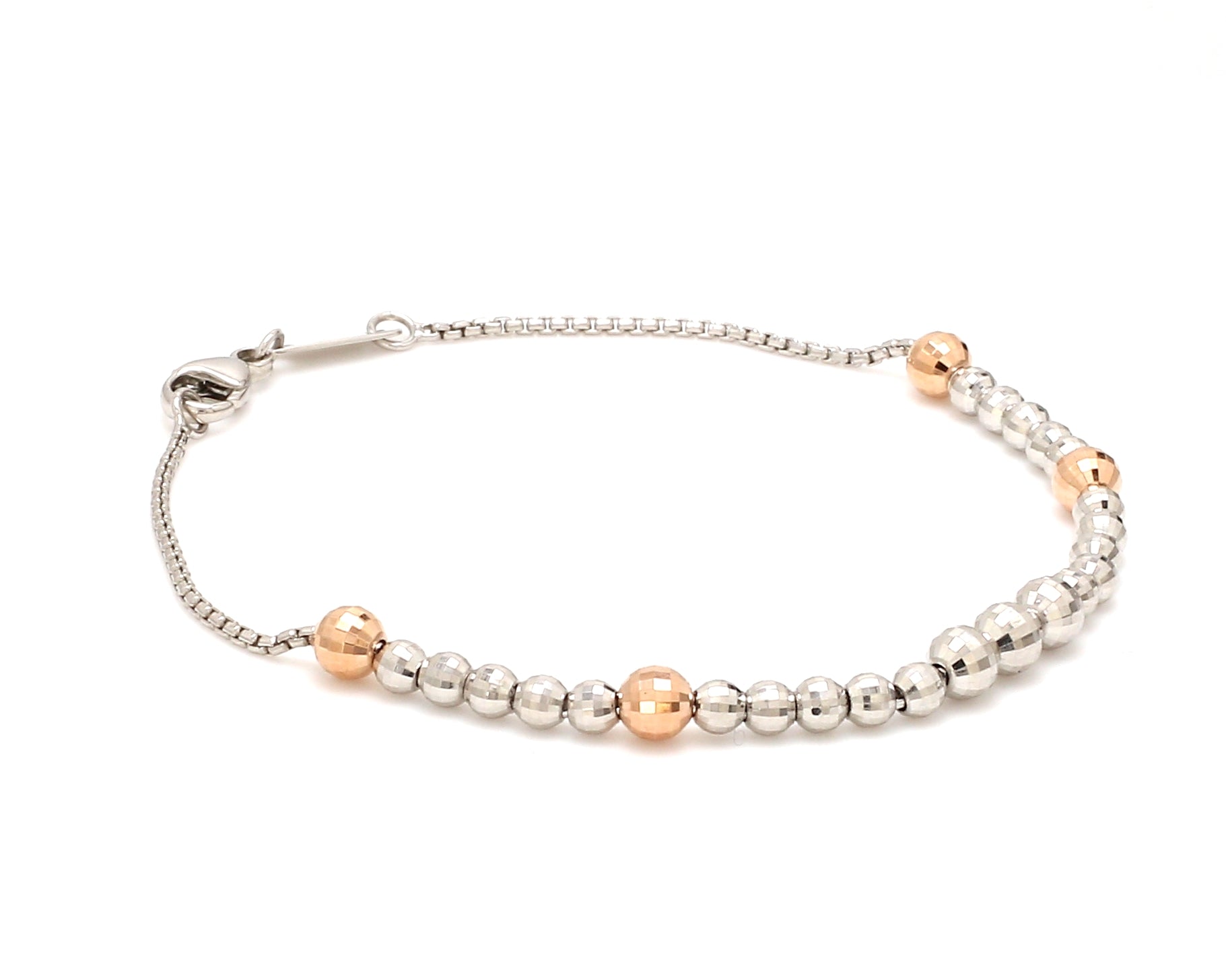 Platinum Evara | Rose Gold Bracelet for Women JL PTB 826   Jewelove.US