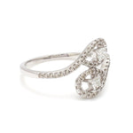Load image into Gallery viewer, Designer Platinum Diamond Ring with Princess Cut for Women JL PT 1006
