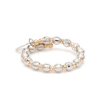 Load image into Gallery viewer, Japanese Flexible Platinum &amp; 18K Rose Gold Ring with Diamond Cut Balls JL PT 1072

