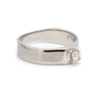 Platinum Solitaire Couple Rings JL PT 983   Jewelove