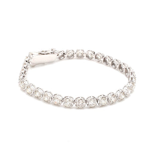 18-Pointer Diamond Tennis Bracelet JL PTB 755   Jewelove.US