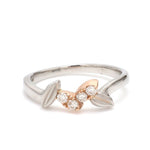Load image into Gallery viewer, Platinum &amp; Rose Gold Couple Rings JL PT 999  Women-s-Band-only Jewelove
