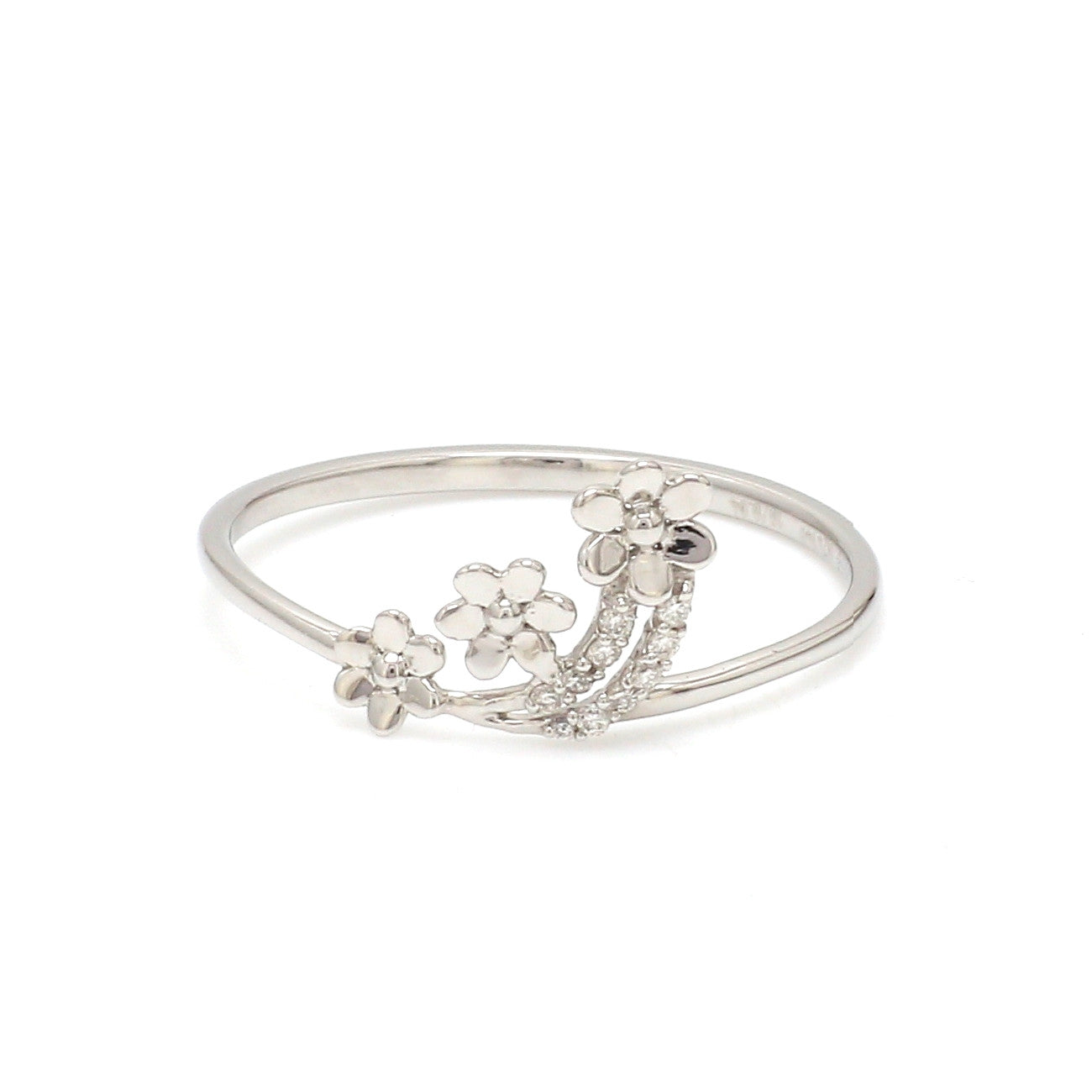 Platinum Diamond Ring for Women JL PT LR 02