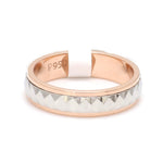 Load image into Gallery viewer, Designer Platinum &amp; Rose Gold Ring for Women JL PT 1122
