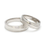 Load image into Gallery viewer, Unisex Platinum Plain Couple Rings JL PT 1153  Both Jewelove.US
