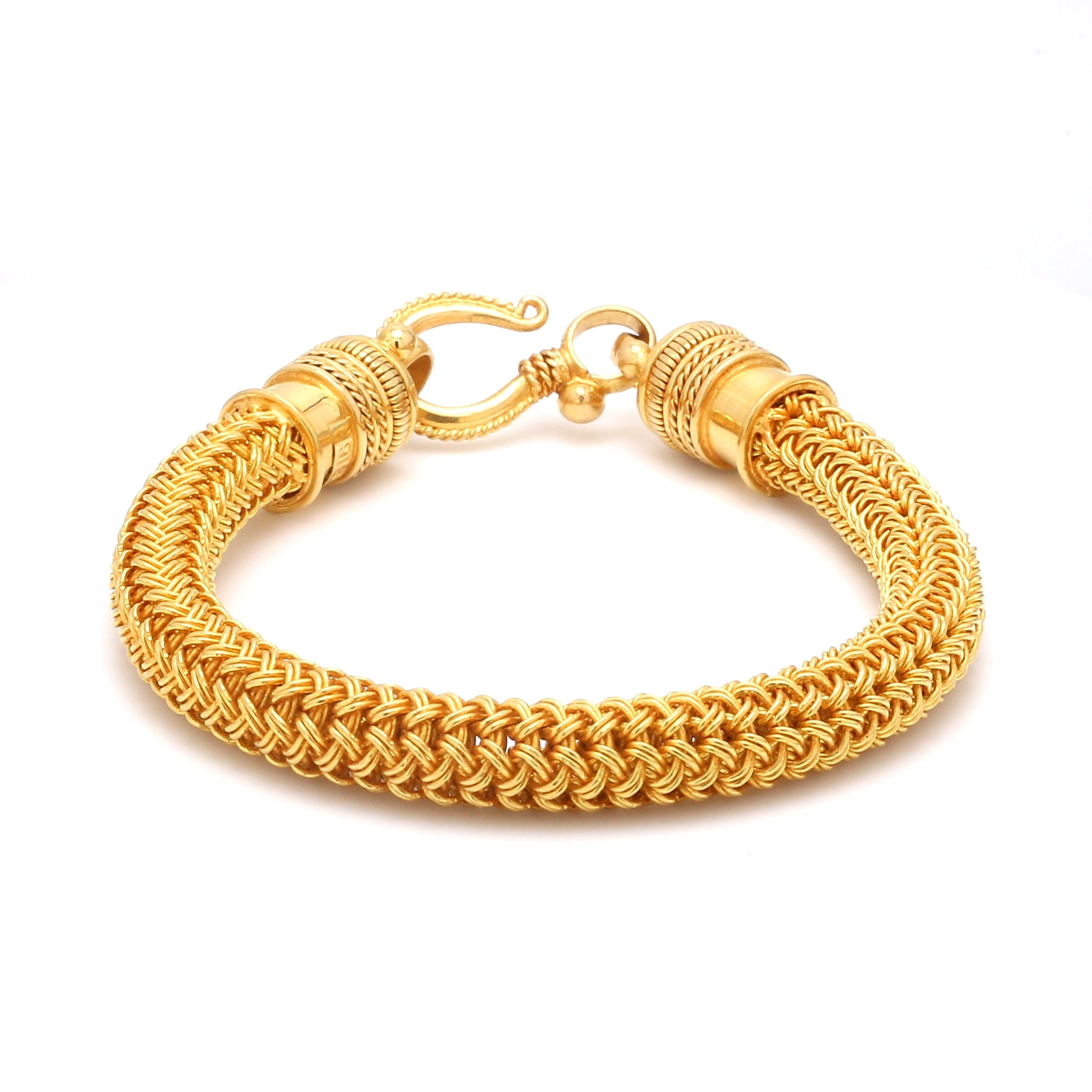 Buy Vaibhav Jewellers 22K Plain Gold Men Bracelet 65VH4844 Online from  Vaibhav Jewellers