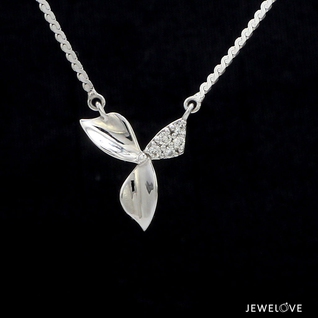 Platinum Pendant with Diamonds for Women JL PT P 1257   Jewelove.US