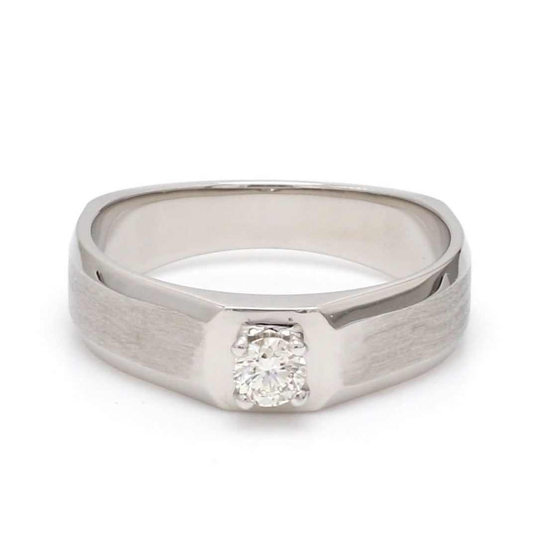 Platinum Solitaire Couple Rings JL PT 983