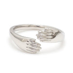 Load image into Gallery viewer, Platinum Hug Unisex Ring JL PT 938   Jewelove.US
