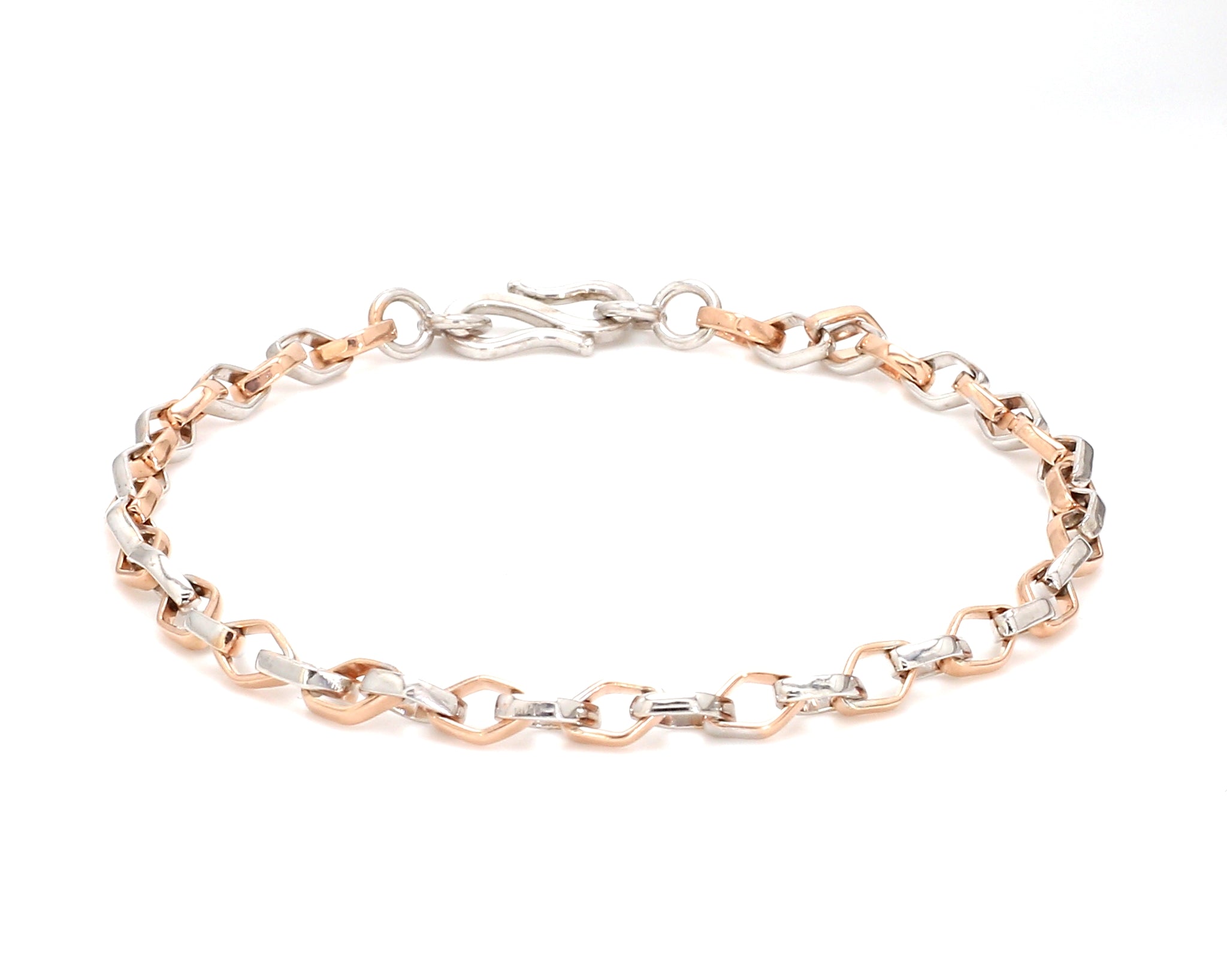 Platinum & Rose gold Bracelet JL PTB 854   Jewelove.US