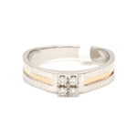 Load image into Gallery viewer, Platinum &amp; Rose Gold Diamond Ring for Men JL PT 1161   Jewelove.US
