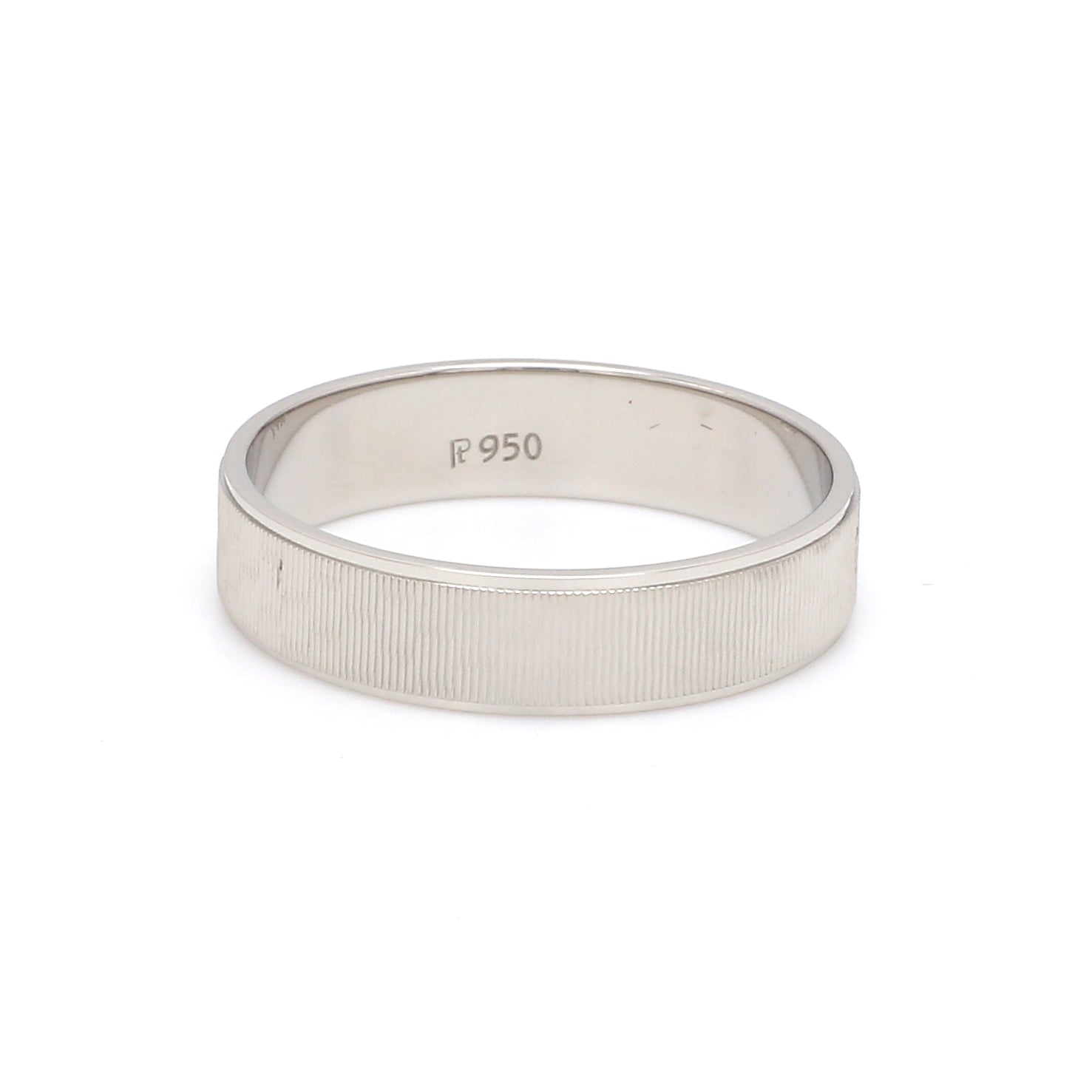 Designer Textured Platinum Couple Rings JL PT 1109  Men-s-Ring-only Jewelove
