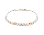 Load image into Gallery viewer, Platinum Evara | Rose Gold Bracelet for Women JL PTB 825   Jewelove.US
