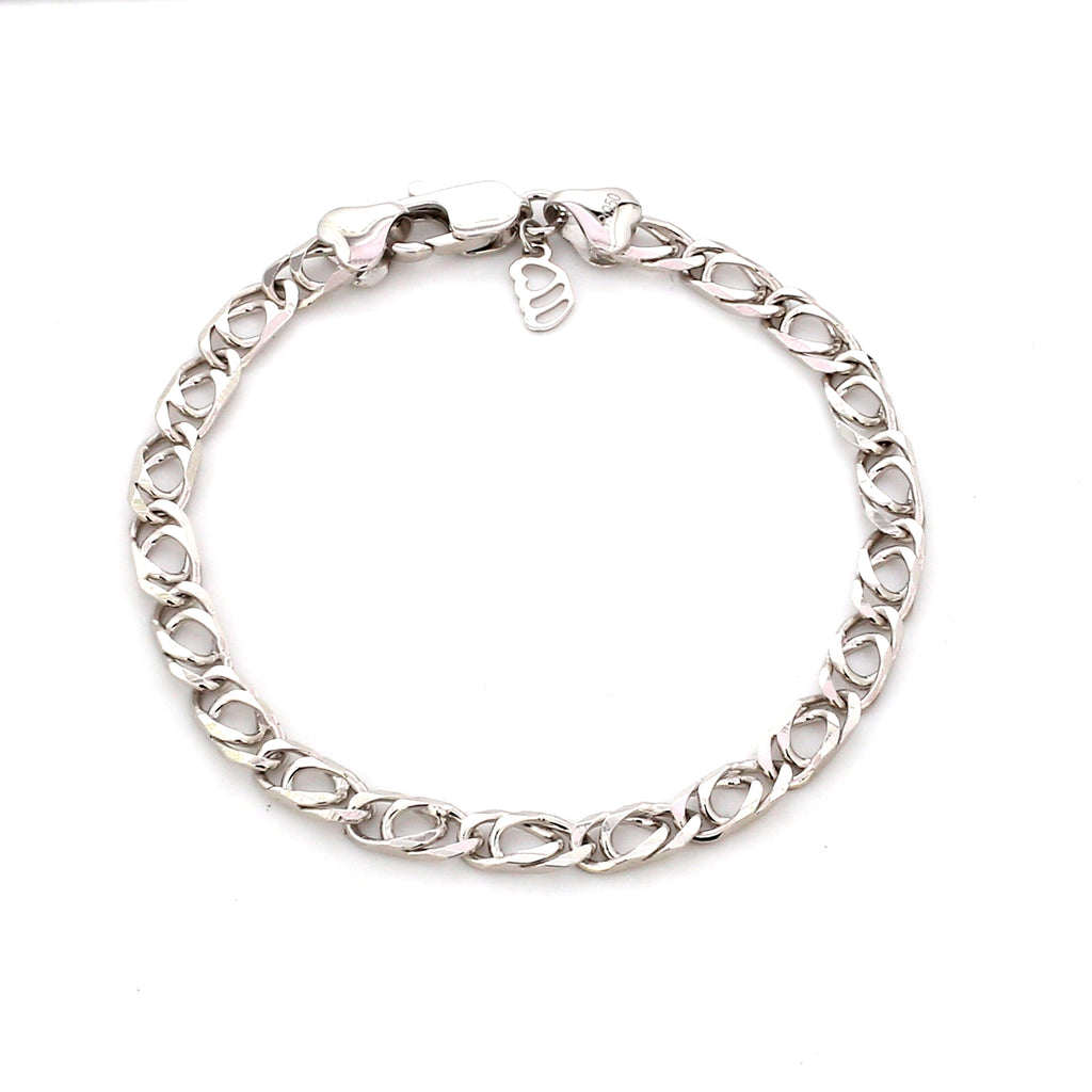 Japanese Links Platinum Bracelet for Women JL PTB 1163   Jewelove.US