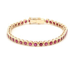 Load image into Gallery viewer, 18K Gold Ruby Bracelet for Women   Jewelove.US
