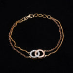 Load image into Gallery viewer, Customised 14K Gold Bracelet with Diamonds   Jewelove.US
